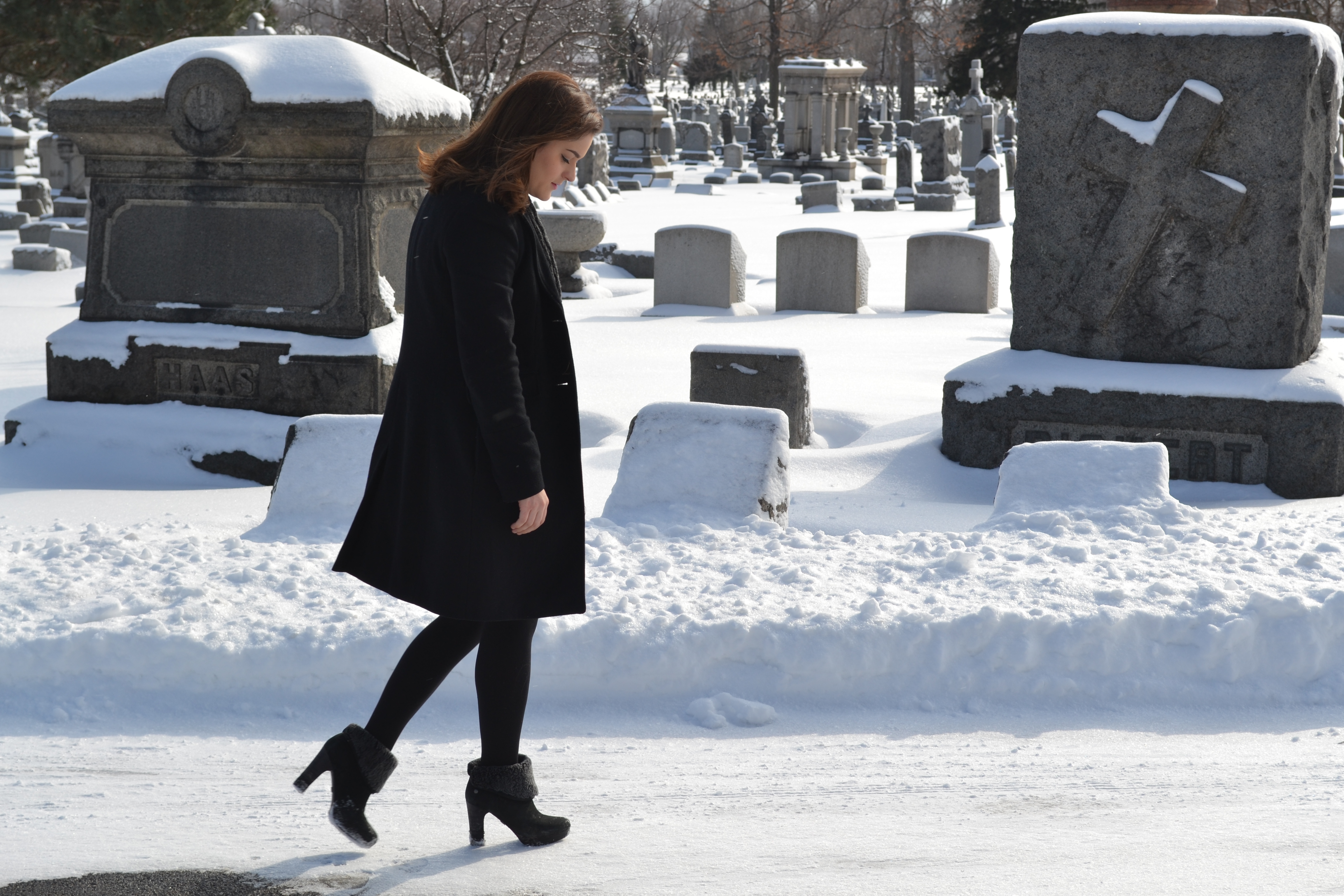 winter funeral attire for ladies